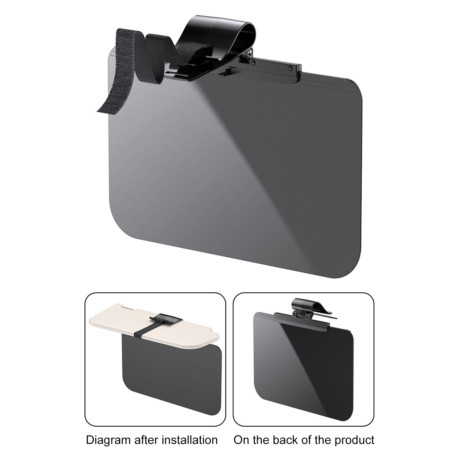 Car Sun Visor Auto Anti-Glare Polarized Visor Extender Sun Blocker Universal Car Window Sunshade UV Rays Blocker Car Accessories - Delicate Leather
