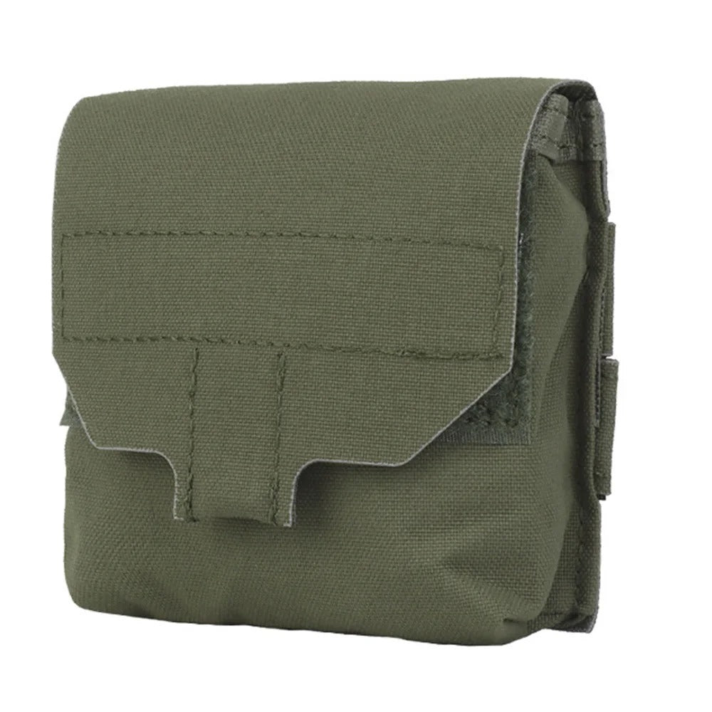 Tactical Hunting Molle Belt Waist Bag, Mini Sundries Bag Pouch, Hunting Airsoft Camping Multi-Purpose Storage Bags - Delicate Leather