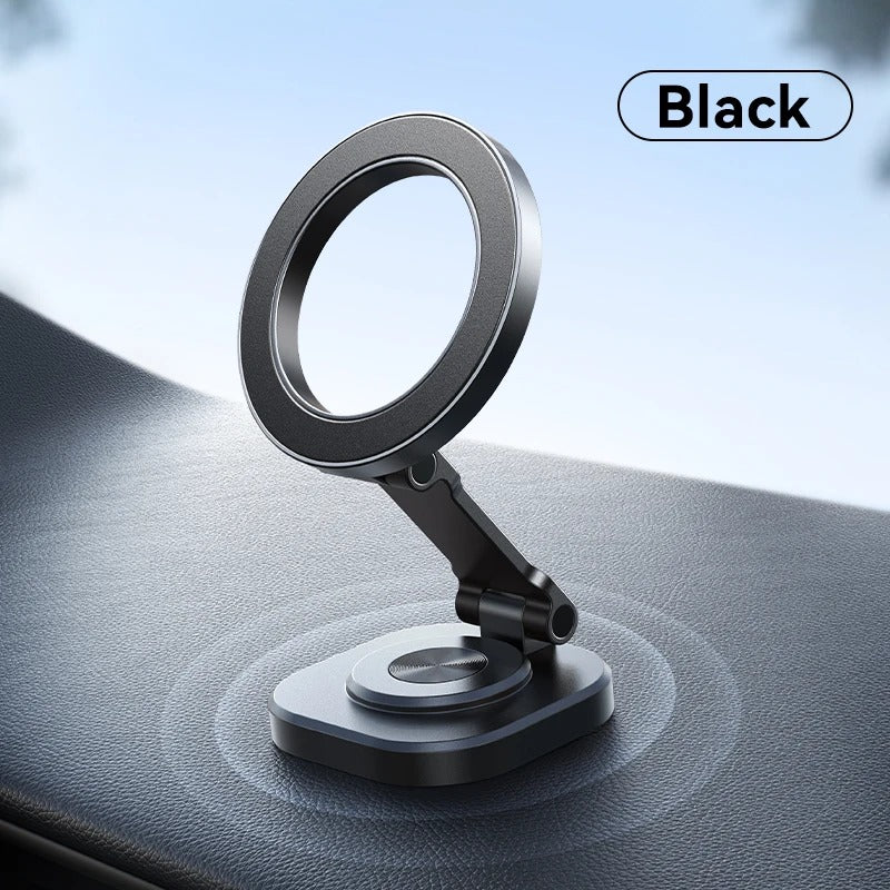 Magnetic Car Mount 24 Strong Magnet 360° Rotation Foldable Phone Holder for Car for iPhone 15, 14, 13, 12