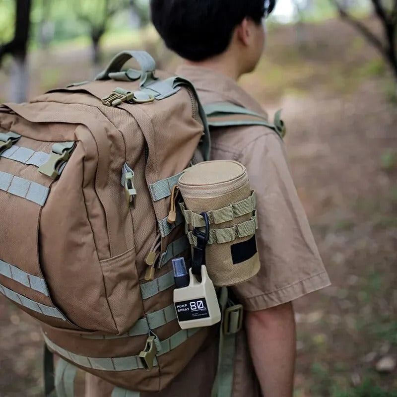 Tactical Multi-Functional Storage Bag 600D Oxford Cloth Portable Water Cup Protection Bag - Delicate Leather