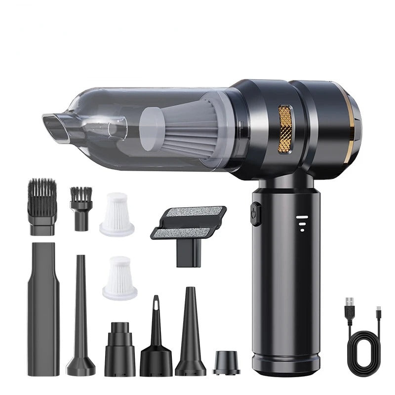 High-Power Cordless Car Vacuum Cleaner – Brushless Motor, Handheld Cleaning with Blower Function