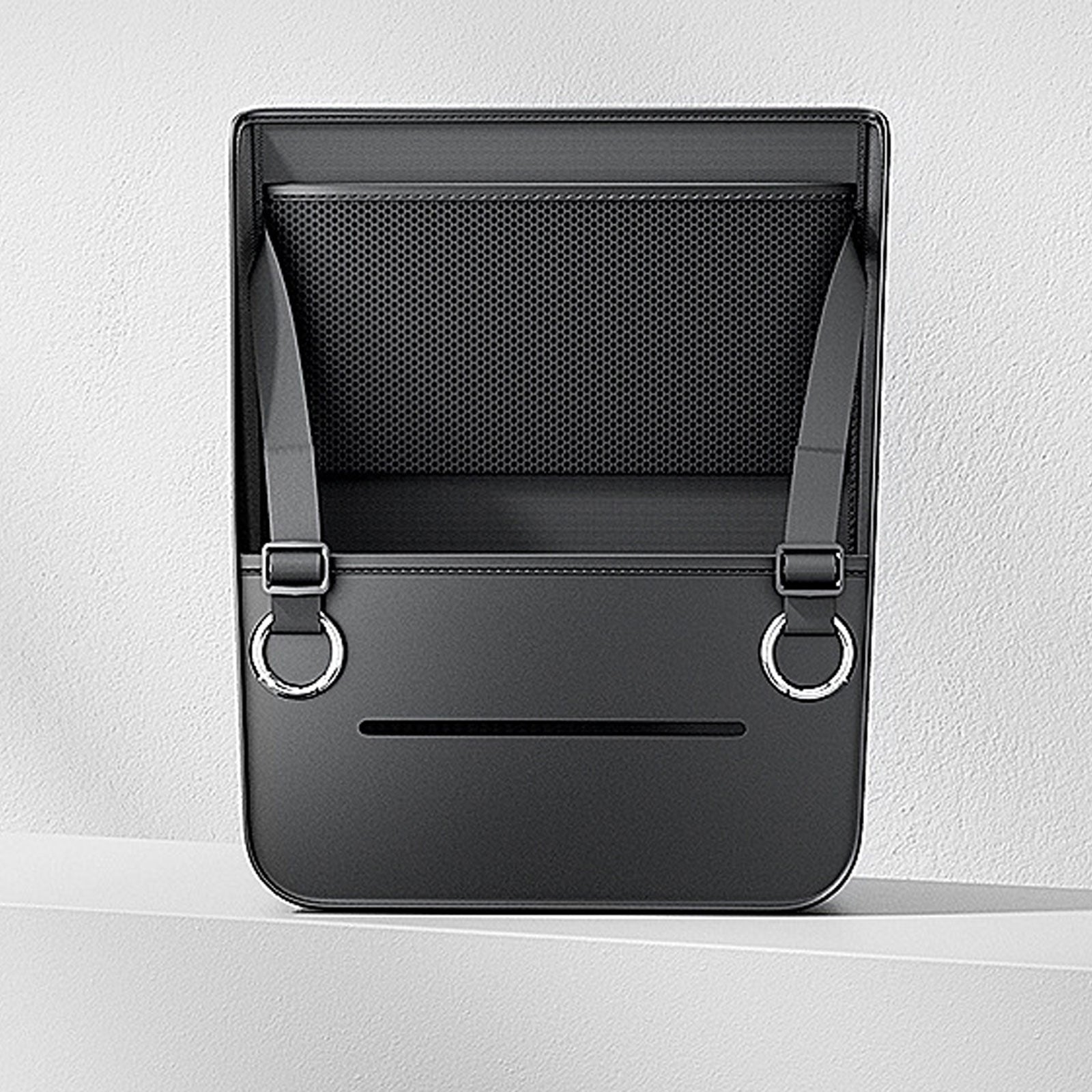 Car Seat Middle Storage Bag - PU Leather Car Armrest Hanging Organizer - Delicate Leather