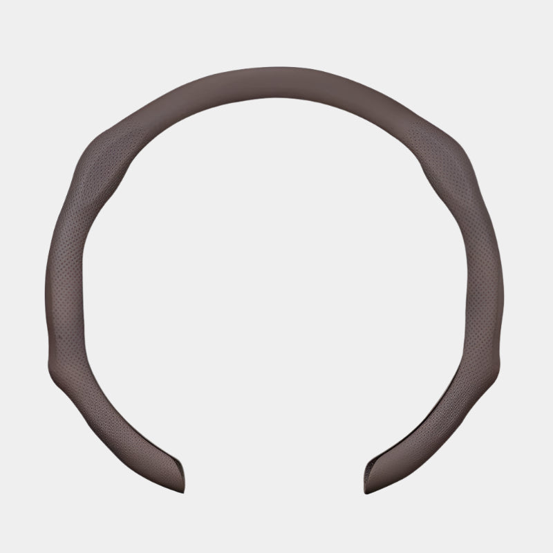 5D Universal Car Steering Wheel Cover - Non-slip Car Styling for Car Accessories - Delicate Leather