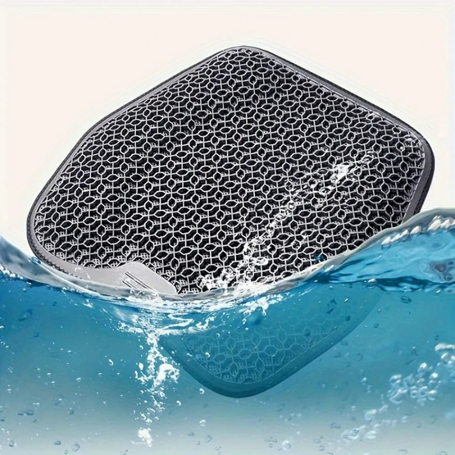 Honeycomb Gel Car Seat Cushion – Breathable, Soft, and Comfortable Support for Car Seats - Delicate Leather