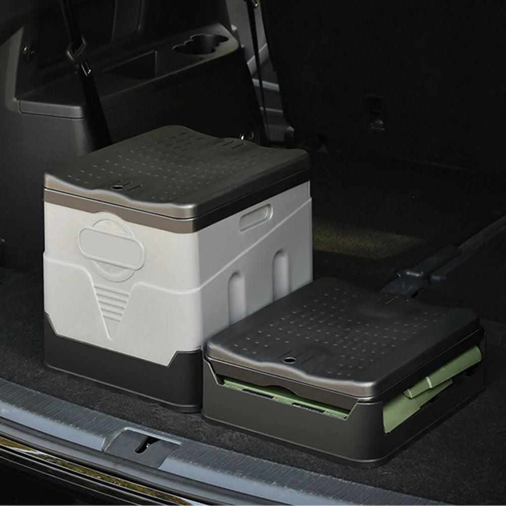 Travel Portable Car Emergency Toilet with cover Outdoor Folding Camping Toilet for Camping Hiking Boat Road Trips Beach - Delicate Leather