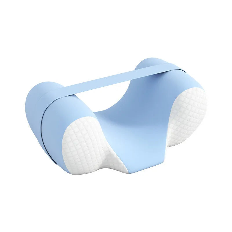 Contour Sleeping Pillow – Positioning Support Pillow for Back or Side Sleeping - Delicate Leather