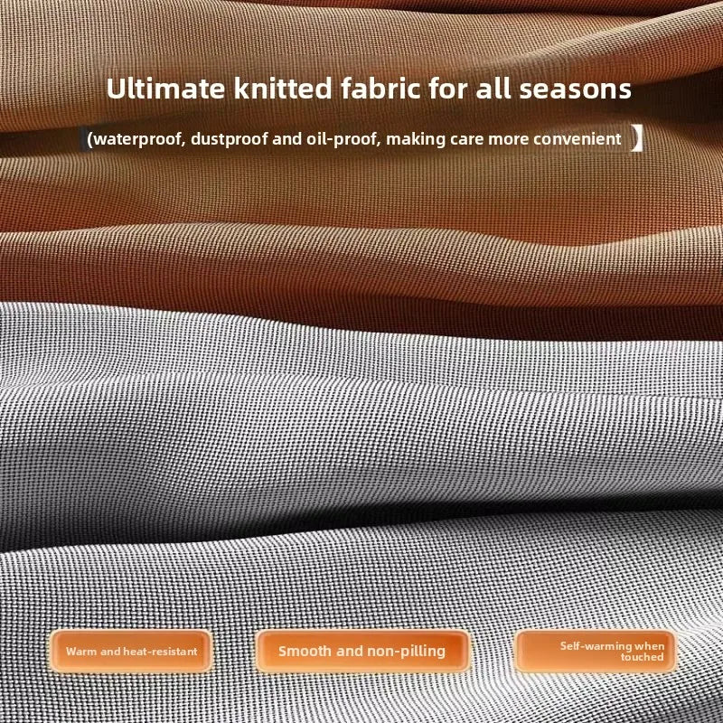 Graphene Heated Car Seat Cushion – Universal 12V/24V Seat Cover with Waist Support for Winter Warmth - Delicate Leather