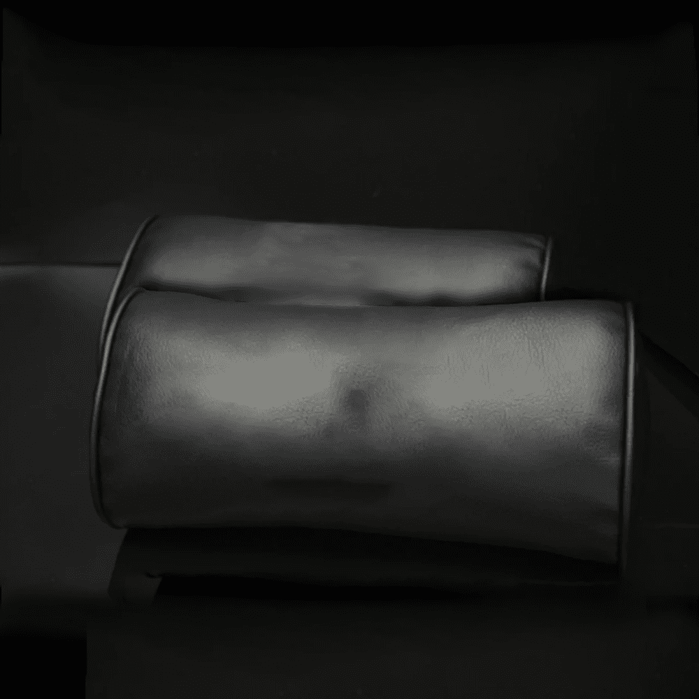 Neck Pillow, Custom-Fit For BMW, Car Seat Headrest Neck Rest Cushion for Driving Seat Auto Head Rest Neck Support DLKX244 - Delicate Leather