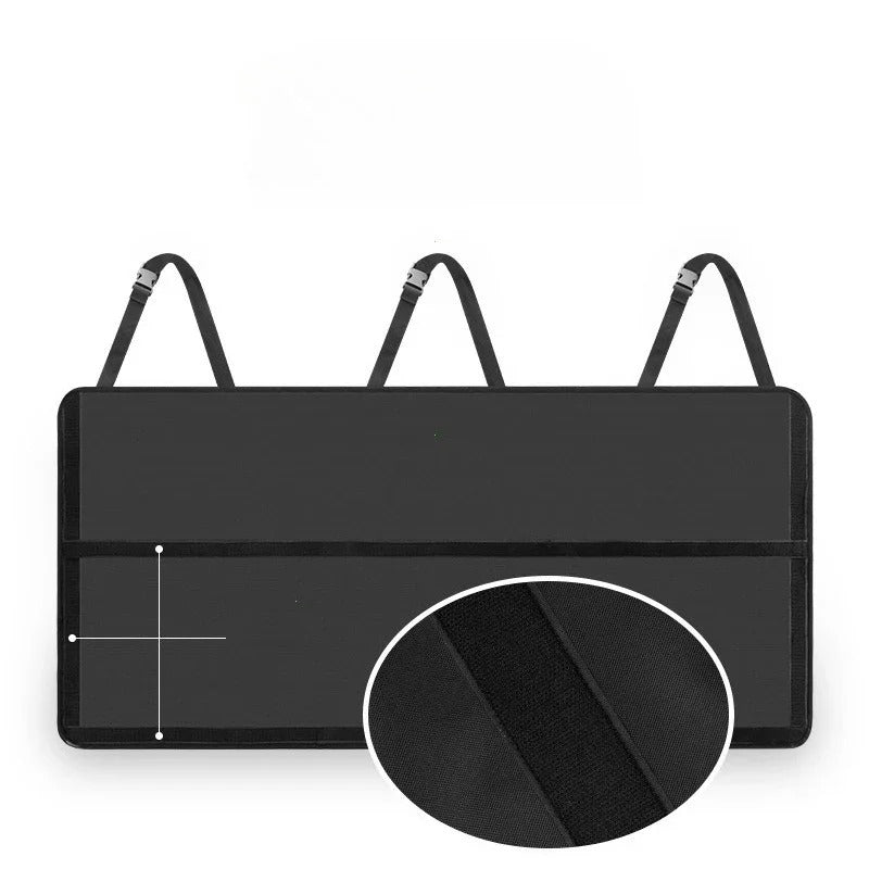 Foldable Car Trunk Organizer – Universal Hanging Storage Bag with Multi-Pocket Design, Oxford Cloth - Delicate Leather