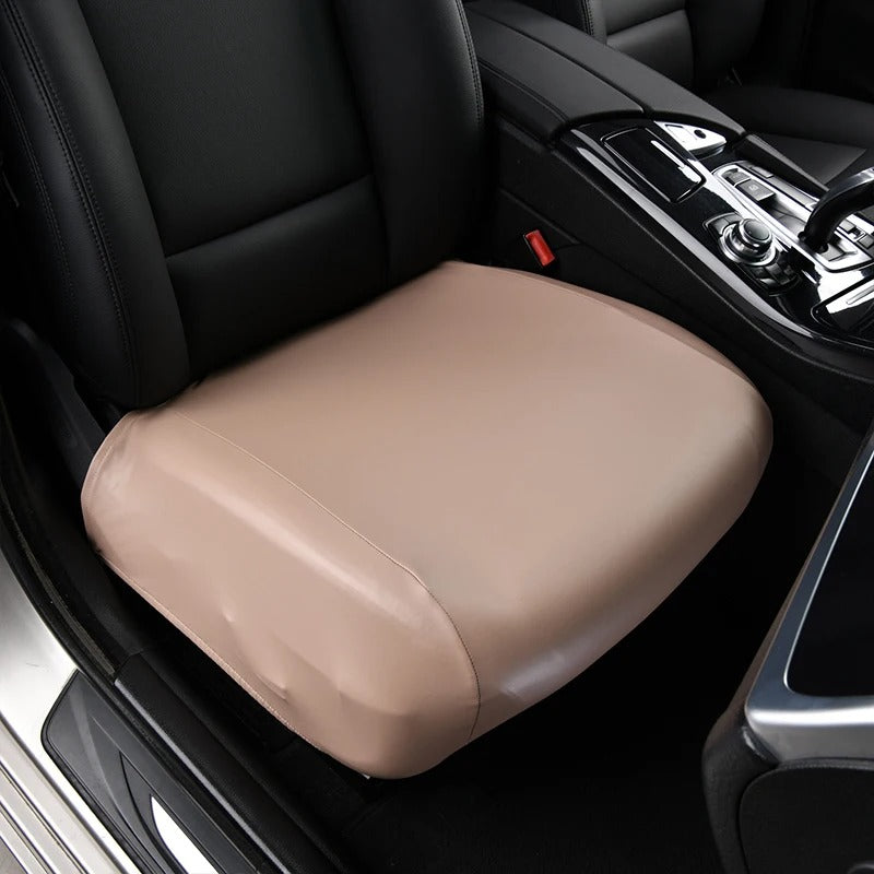 All-Season Universal PU Leather Car Seat Cover – Waterproof Full-Surround Elastic Seat Protector for Sedans, SUVs, and Trucks - Delicate Leather