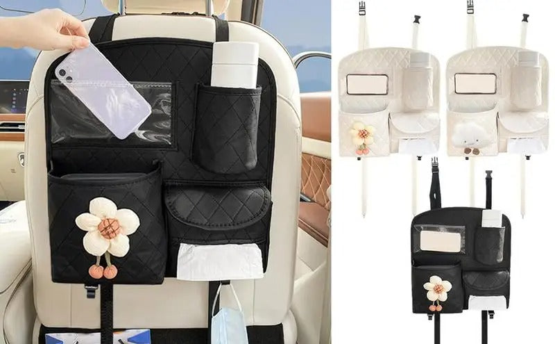 Cute Multifunctional Car Backseat Organizer – Travel Accessories for a Tidy Vehicle, Gift For Mother's Day 2025