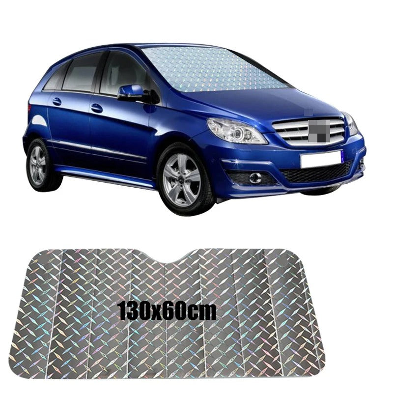 Car Sunshade Curtains – Front & Rear Window Covers with UV Protection - Delicate Leather