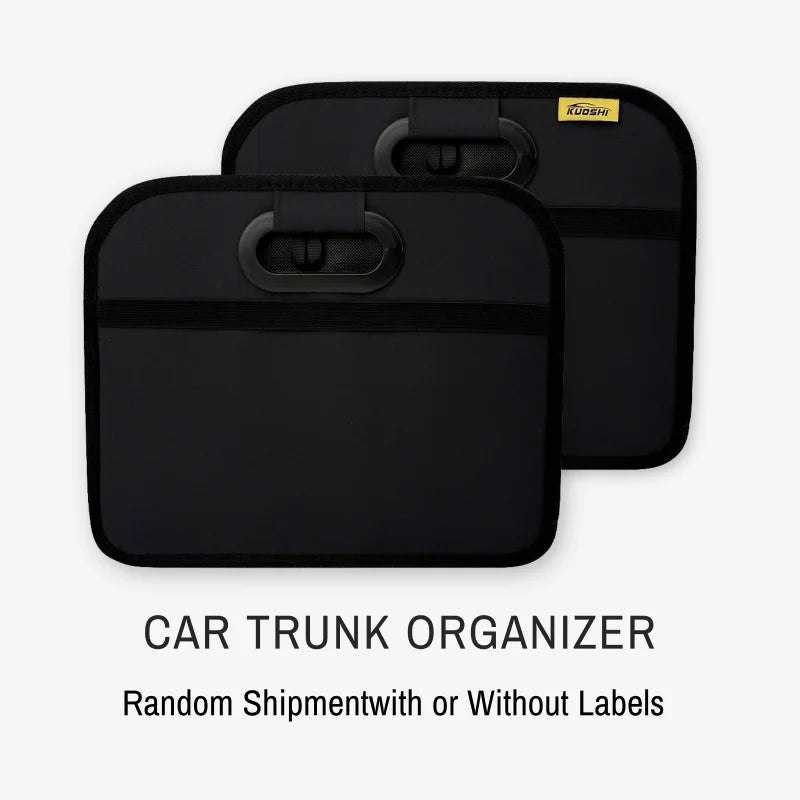 Foldable Trunk Organizer for SUV – Portable Multi-Functional Car Storage Box for Camping & Daily Use - Delicate Leather