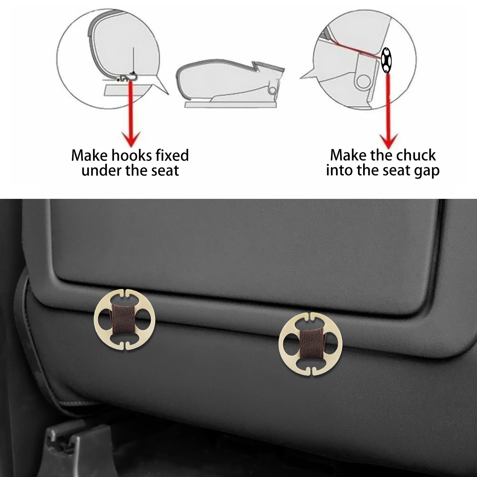 Premium Car Seat Cushion – Memory Foam Driver Seat Pad with Non-Slip Bottom, Ergonomic Support, Fits 95% of Vehicle Seats - Delicate Leather