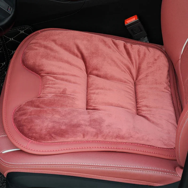 Flannel Car Seat Cover Front Rear Seats Cushion Protector Mat Pad Universal, Custom For Cars, Seat Cushion for Car - Delicate Leather