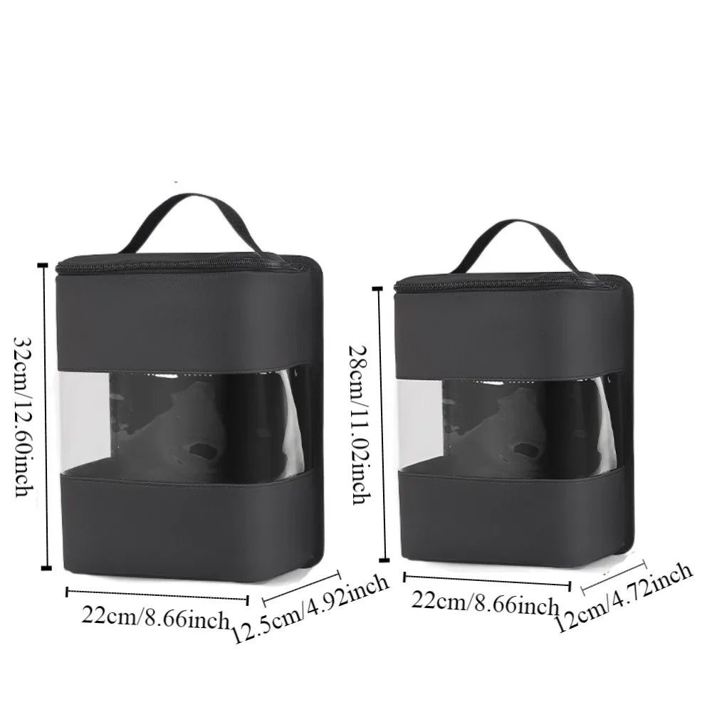 Portable Car Shoe Storage Box – Large Capacity Waterproof Oxford Cloth Shoe Organizer for Car Trunk or Home Use - Delicate Leather