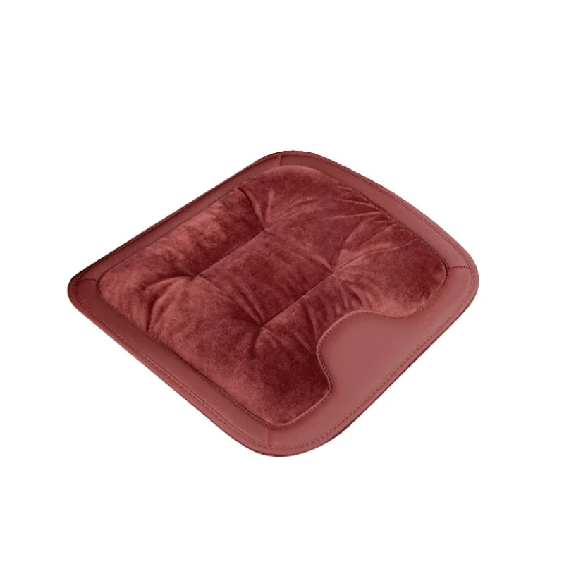 Flannel Car Seat Cover Front Rear Seats Cushion Protector Mat Pad Universal, Custom For Cars, Seat Cushion for Car - Delicate Leather