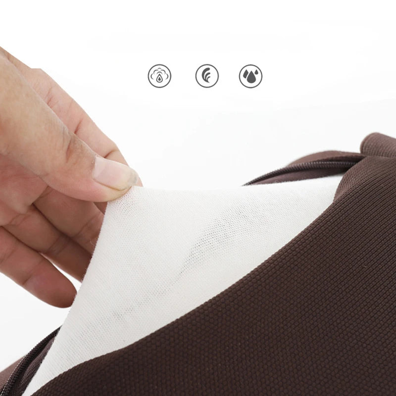 Universal Nappa Leather Car Neck Pillow – Memory Foam Headrest & Waist Support Cushion for Car Interior - Delicate Leather