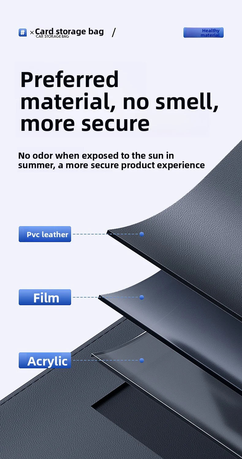 Car Sun Visor Extender – Anti-Glare Sunshade Extension UV Protection Interior Accessory - Delicate Leather