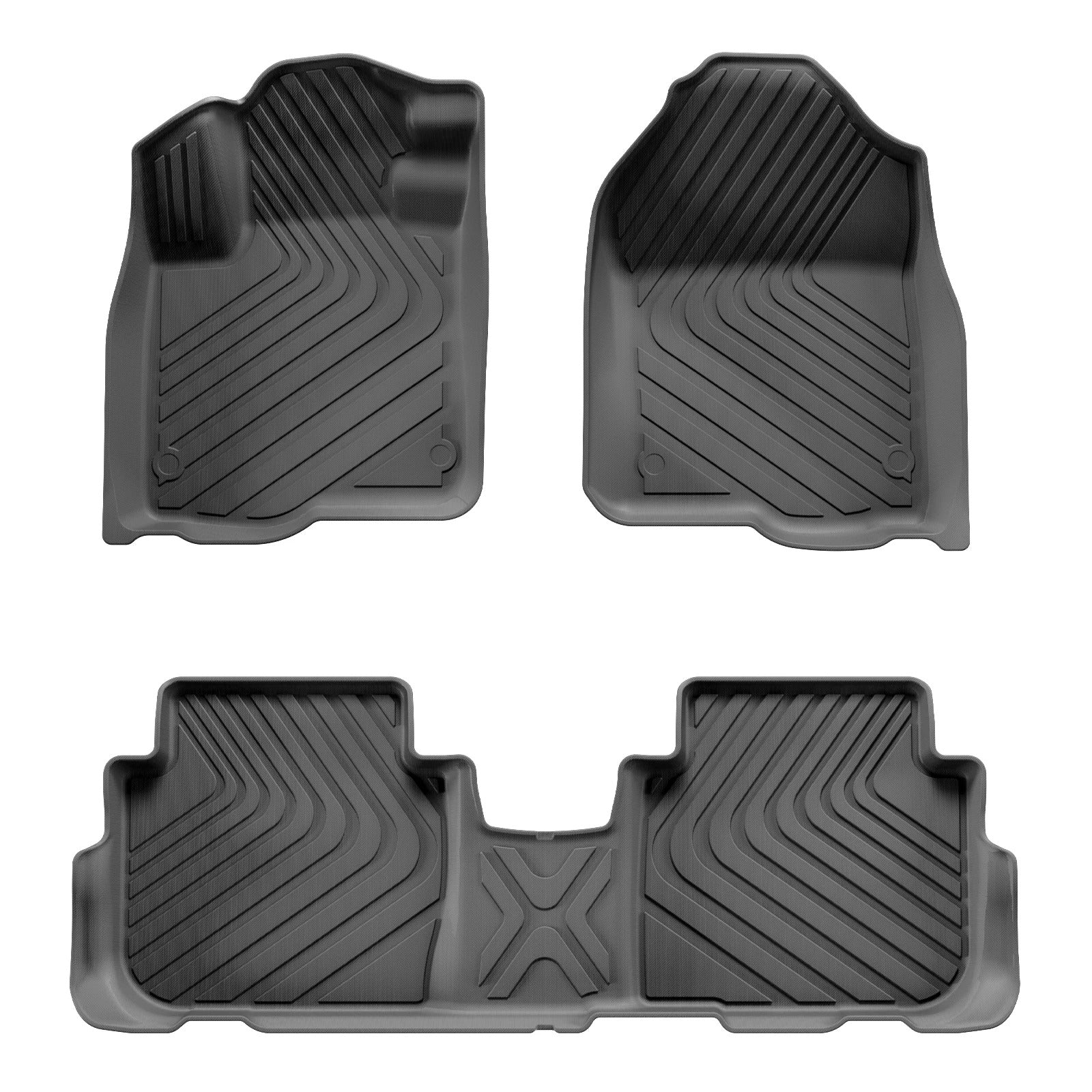 3D TPE Floor Mats & Trunk Backrest Pad for Honda CR-V 2023–2025 – Waterproof, Left-Hand Drive Fit - Delicate Leather
