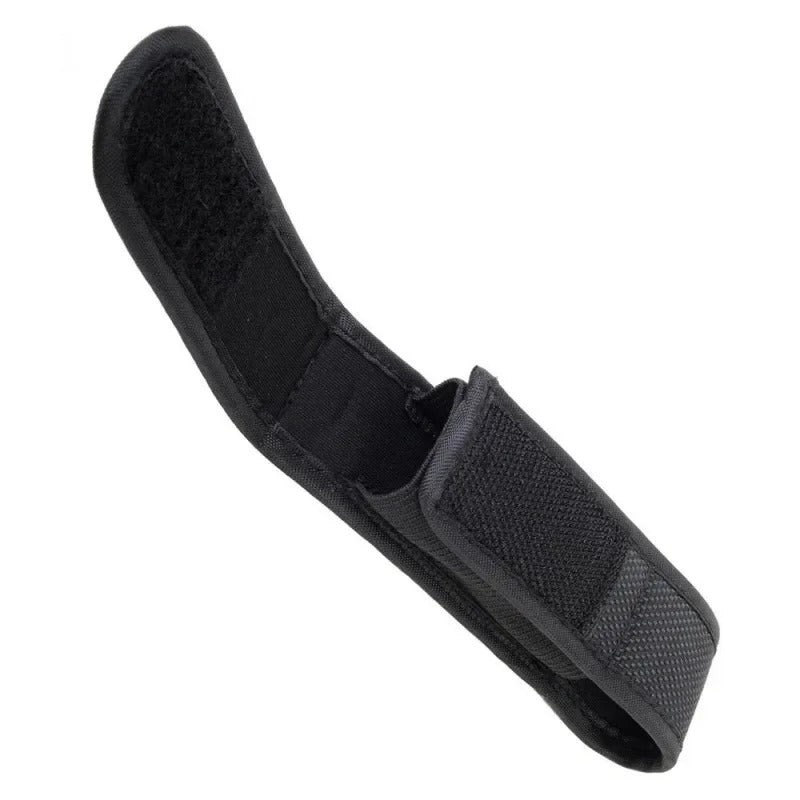 Tactical Flashlight Pouch LED Torch Holster Belt Waist Pack Tools Carry Case Outdoor Camping Hunting Knife Bag - Delicate Leather