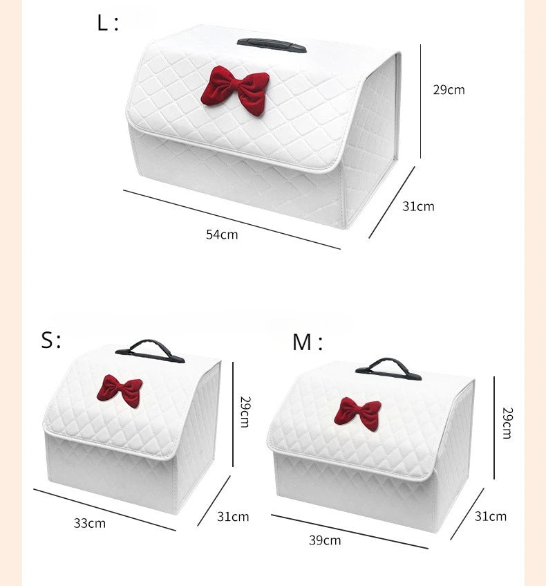 Cute Car Trunk Organizer for Women – Foldable, Versatile & Stylish Storage Solution