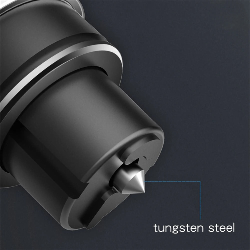 Mini Car Hammer Safety Supplies - Emergency Glass Breaker and Seat Belt Cutter for Car Security and Escape - Delicate Leather