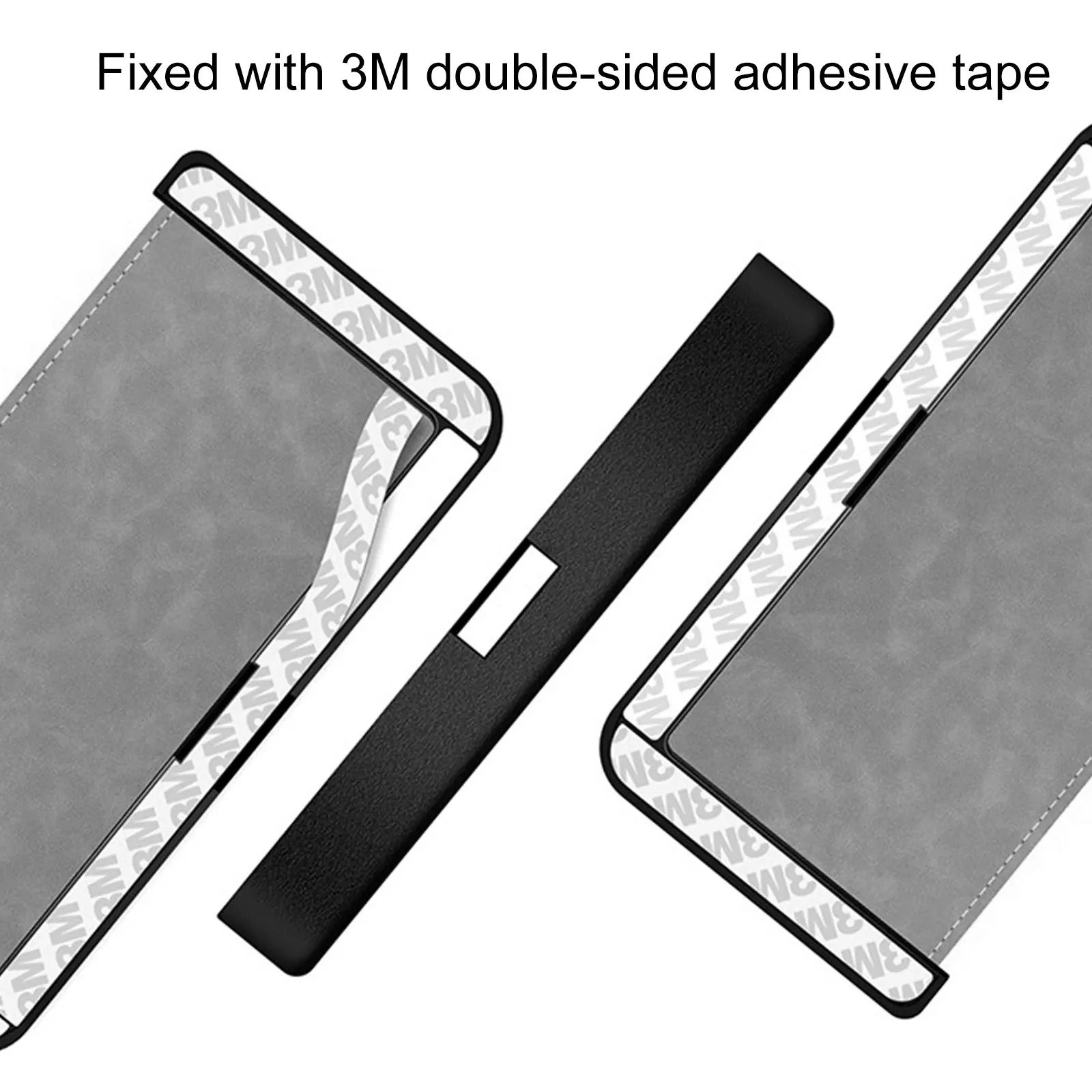 Car Side Pockets Non-Slip Car Storage Pocket Pouch Cell Phone Holder Car Side Gap Filler Interior Accessories Organizer - Delicate Leather
