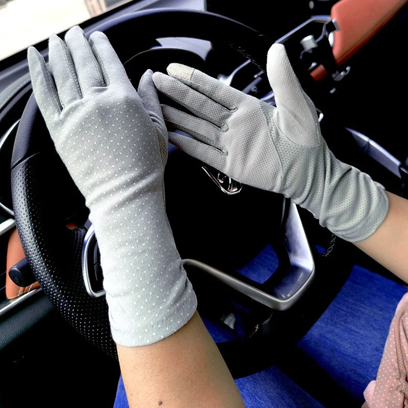 2024 New Fashion Women's Sun Protection Gloves - Delicate Leather