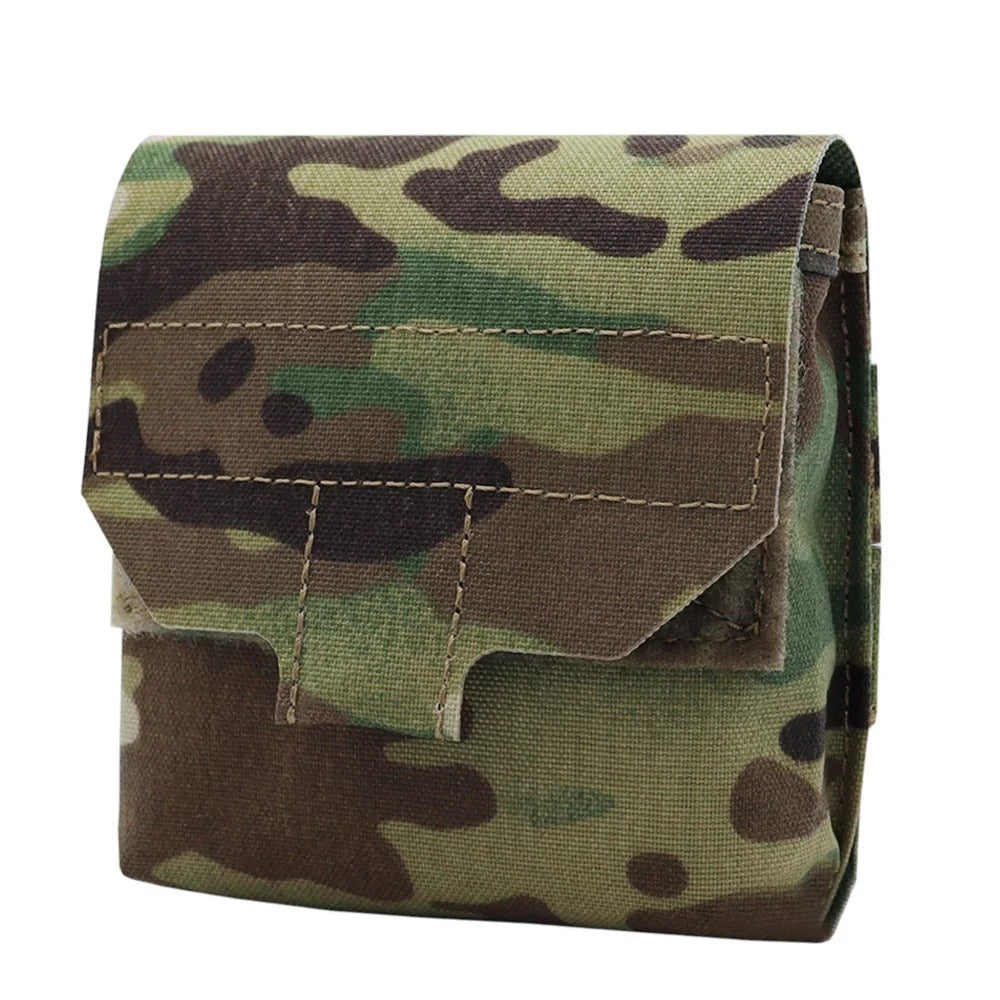 Tactical Hunting Molle Belt Waist Bag, Mini Sundries Bag Pouch, Hunting Airsoft Camping Multi-Purpose Storage Bags - Delicate Leather