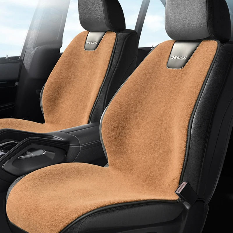 12V Universal Heated Car Seat Cushion – Winter Warmer with 3 Heat Levels, Non-Slip Heating Pad, Imitation Cashmere Fabric 120×45 cm - Delicate Leather