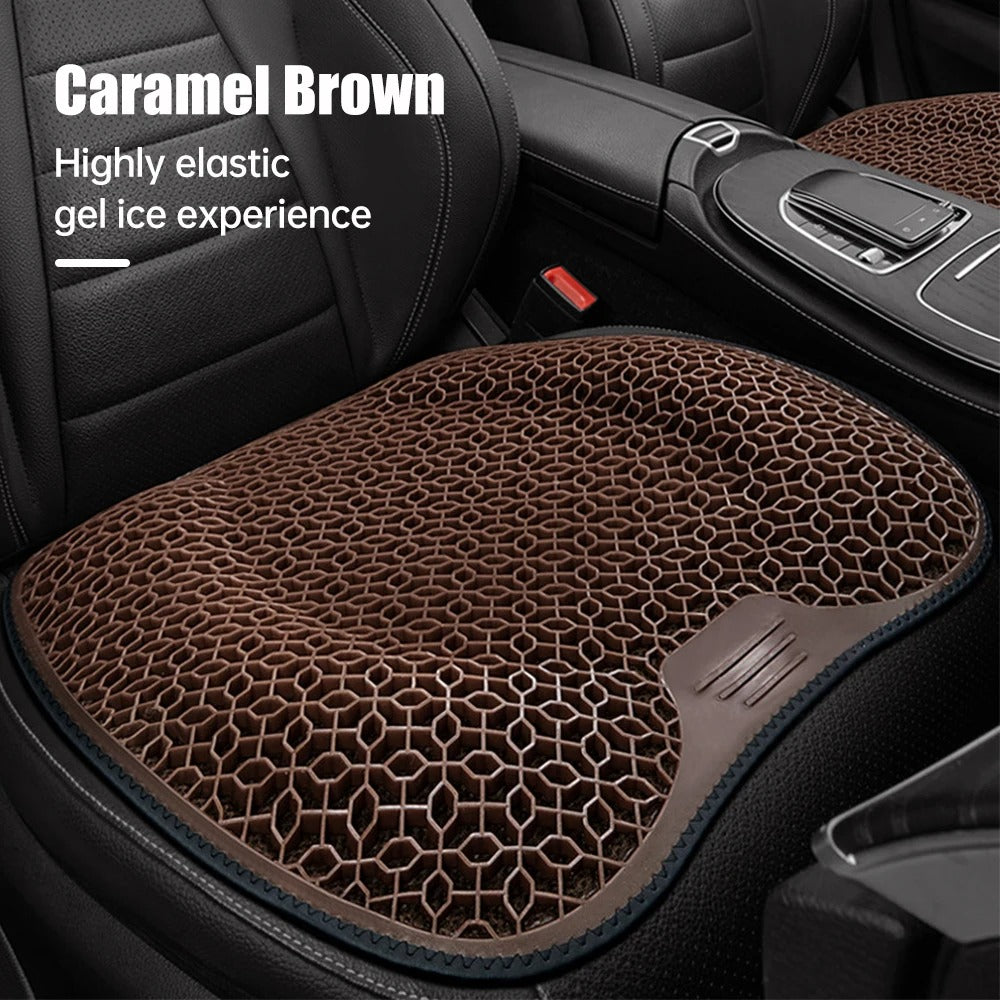 Gel Honeycomb Seat Cushion – Breathable Silicone Egg Pad for Car, Office Chair & Home | 4-Season Comfort