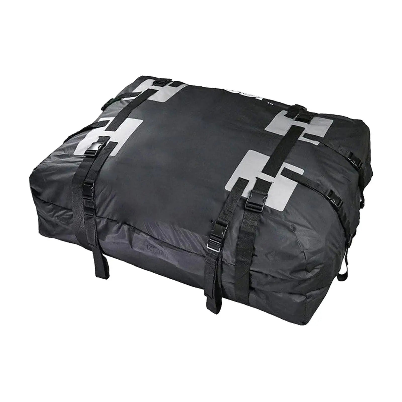 Car Rooftop Bag, Waterproof Roof Luggage Cargo Carrier Bag, Reinforced Straps - Delicate Leather