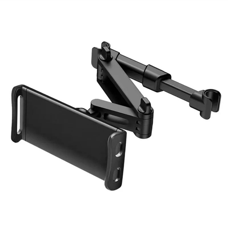 Universal Car Back Seat Headrest Mount - 360° Rotation Phone & Tablet Holder for 12.9" Devices - Delicate Leather