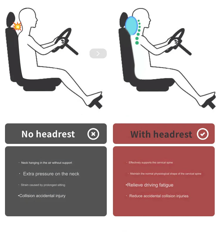 Car Leather Headrest Universal Car Seat Neck Pillow Rest Support Cushion Memory Foam Head Support Rest Protector Car Accessories - Delicate Leather