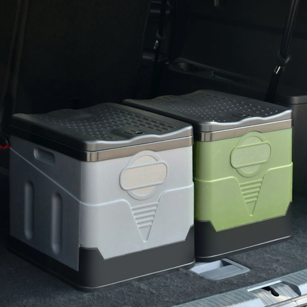Travel Portable Car Emergency Toilet with cover Outdoor Folding Camping Toilet for Camping Hiking Boat Road Trips Beach - Delicate Leather