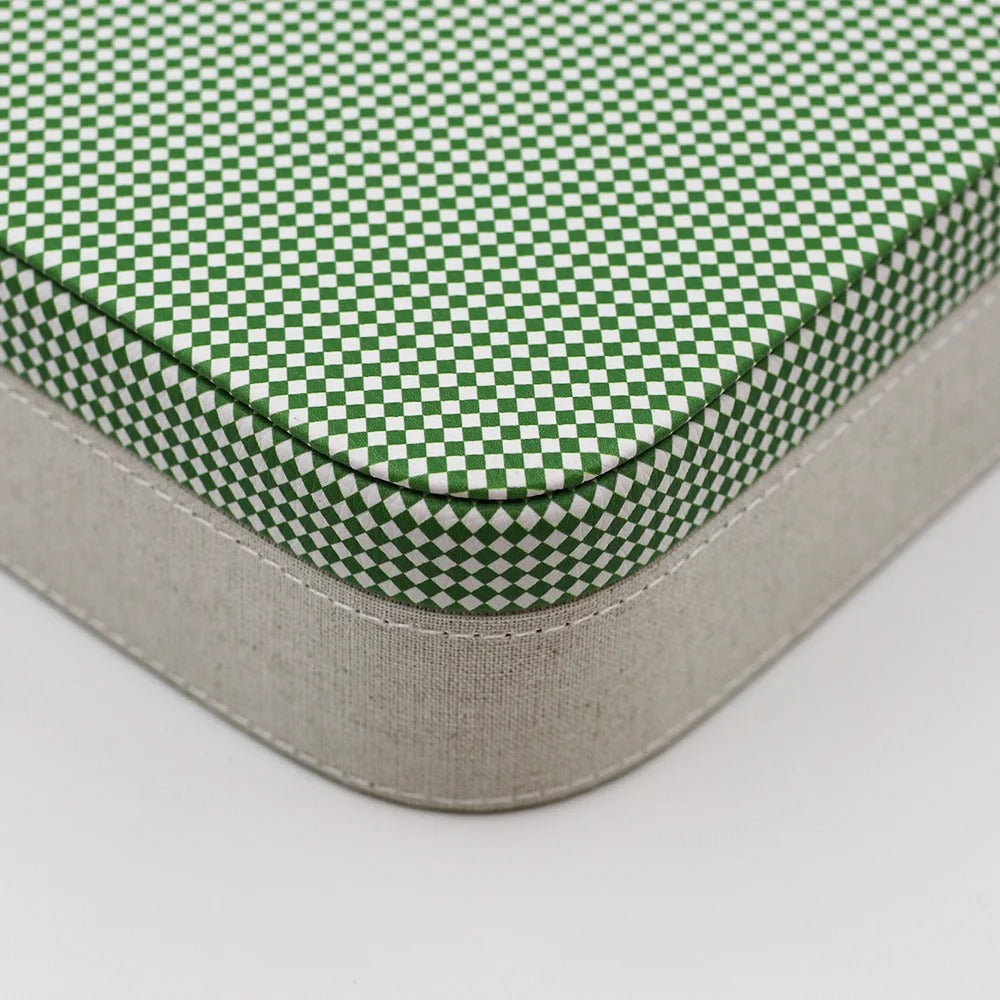 Large Capacity Jewelry Storage Box Tray - PU Leather Display Case, Office Supplies Tabletop Stationery Organizer - Delicate Leather