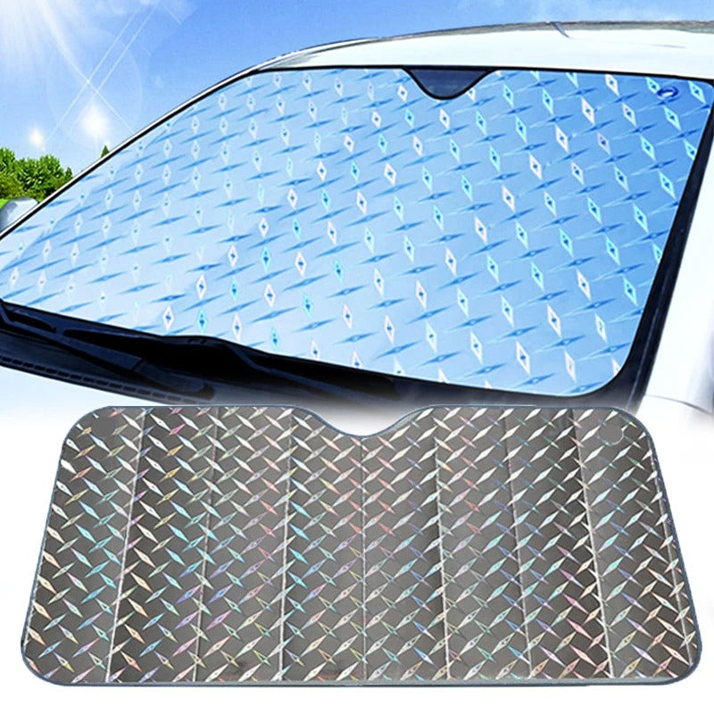 Car Sunshade Curtains – Front & Rear Window Covers with UV Protection - Delicate Leather