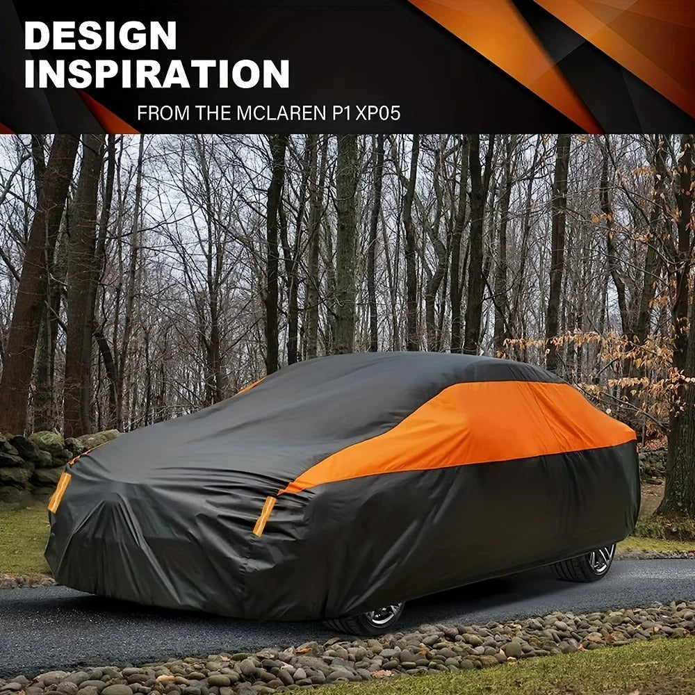 Universal Waterproof Car Cover for Sedan & SUV – All-Weather Protection Against Sun, Rain, Snow, UV & Dust – 190T Full Outdoor Cover