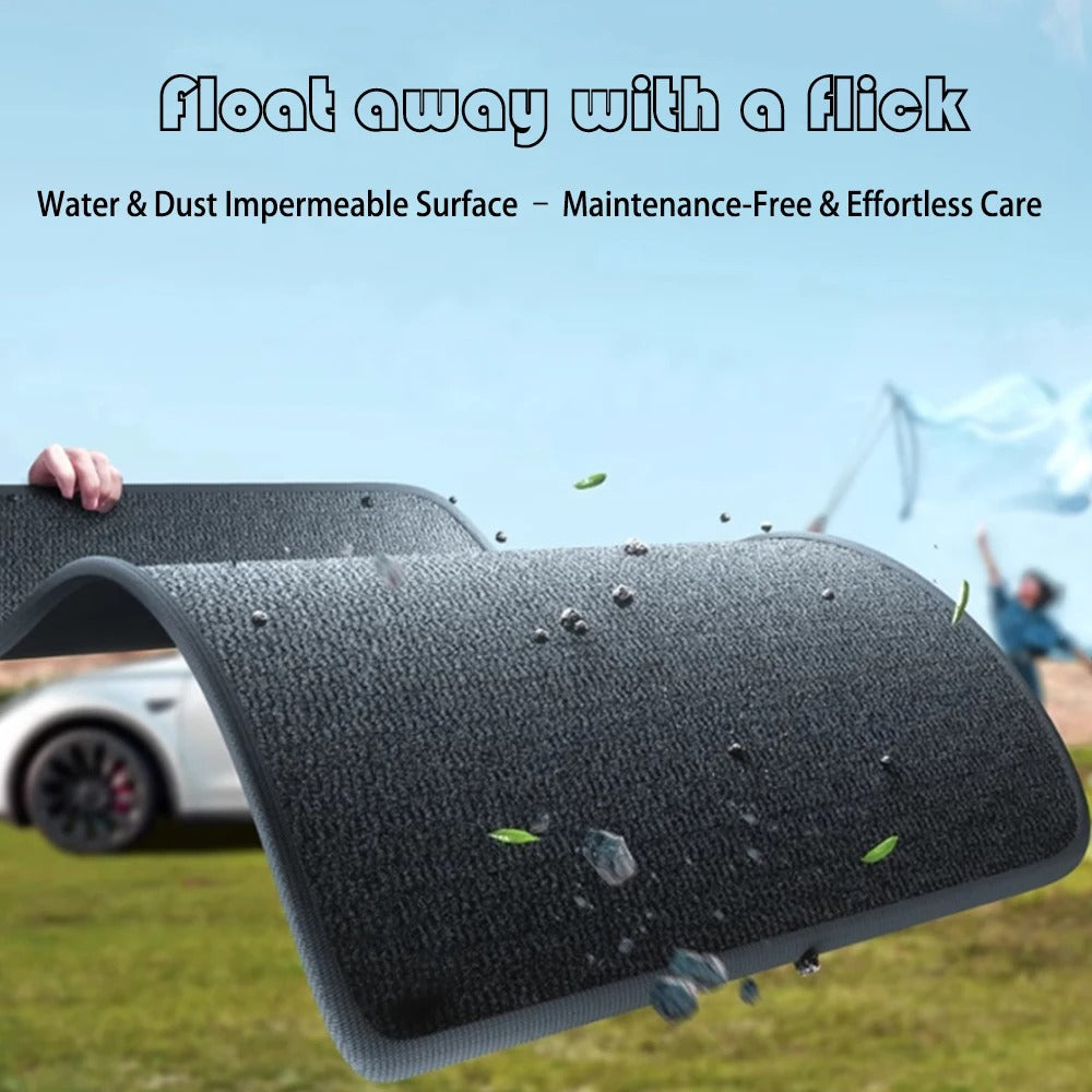 TPE Floor & Trunk Mats for Tesla Model Y Juniper 2025+ – Waterproof, All-Weather Car Accessories - Delicate Leather