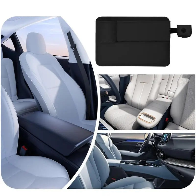 Car Seat Crevice Gaps Storage Box Seat Organizer Gap Slit Filler Holder for Wallet Phone Slit Pocket Car Storage Box - Delicate Leather