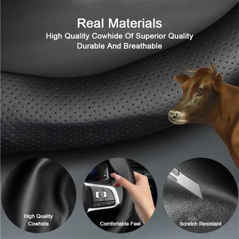 Material Top layer leather Item Type Steering Wheels & Steering Wheel Hubs - Delicate Leather