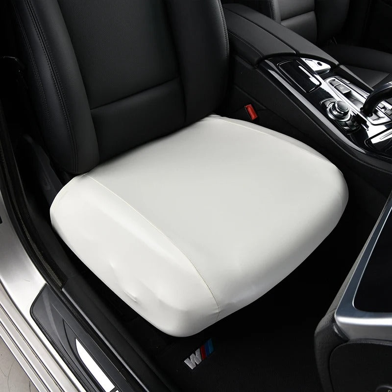 All-Season Universal PU Leather Car Seat Cover – Waterproof Full-Surround Elastic Seat Protector for Sedans, SUVs, and Trucks - Delicate Leather