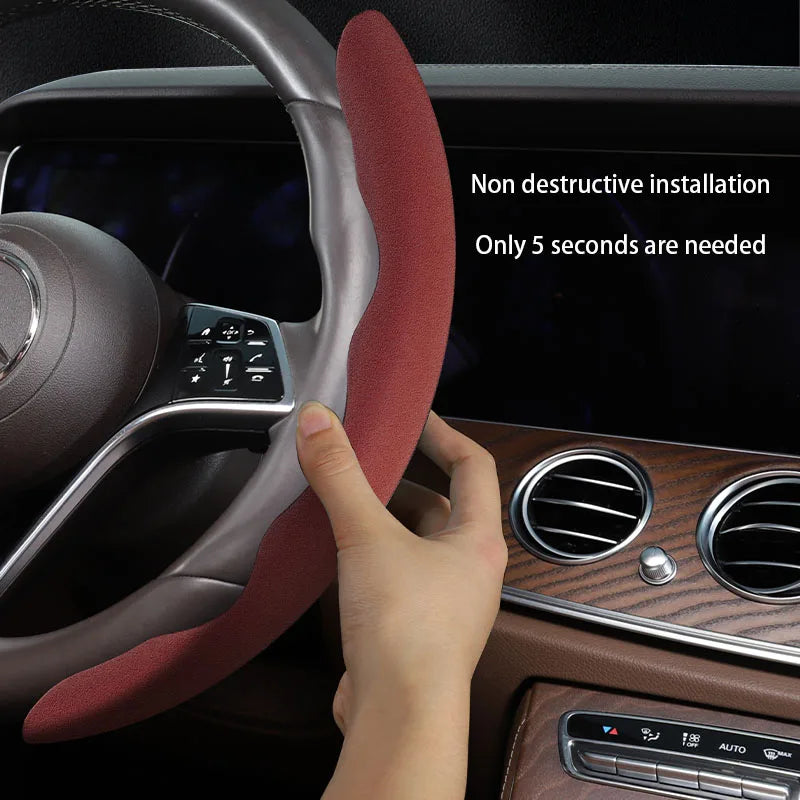 Cat Paw Steering Wheel Cover – Frosted Ultra-Thin Anti-Slip Universal Fit - Delicate Leather