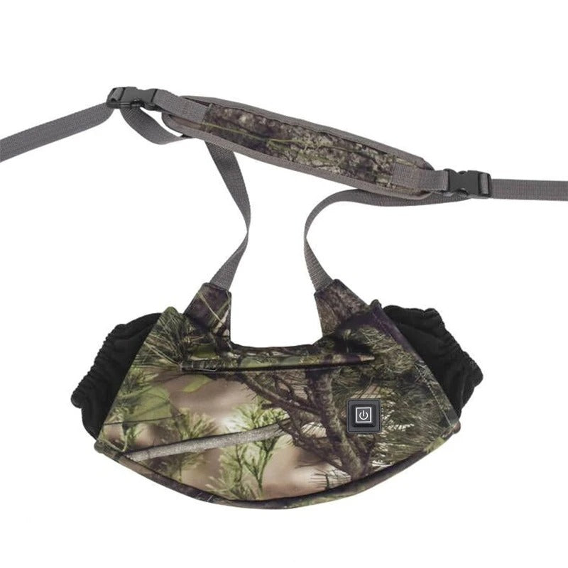 Electric Heated Pad Hand Warmer Bag, Heating Glove for Outdoor Camping with 3 Levels Heat Setting, USB Hand Warmer Heater - Delicate Leather