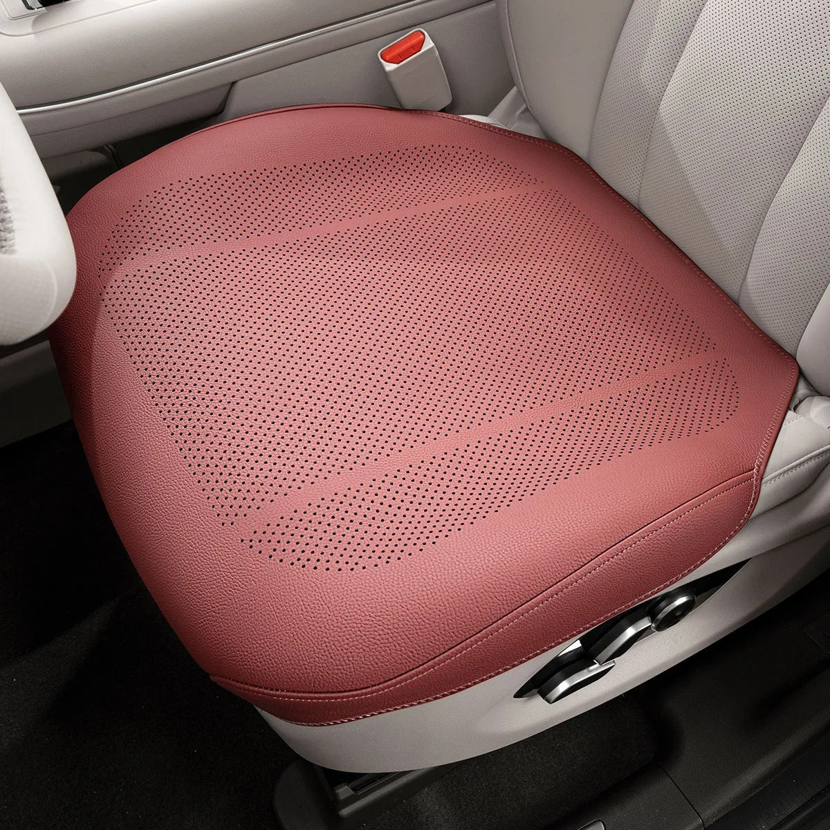 Universal Car Seat Cushion – Breathable Full-Cover Seat Pad for All Seasons - Delicate Leather