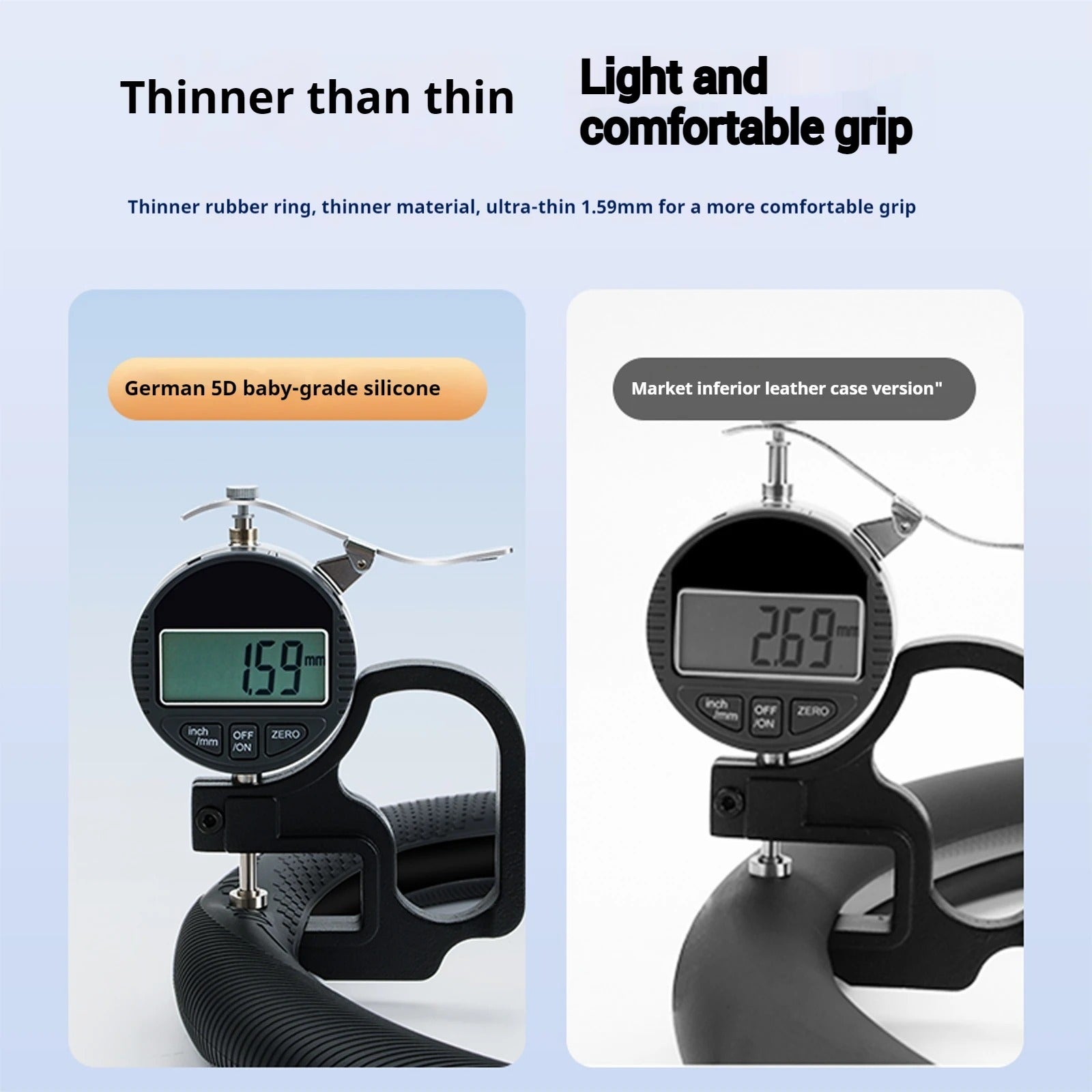 Silicone Steering Wheel Cover – Universal 38cm, Breathable & Non-Slip, Multi-Color - Delicate Leather