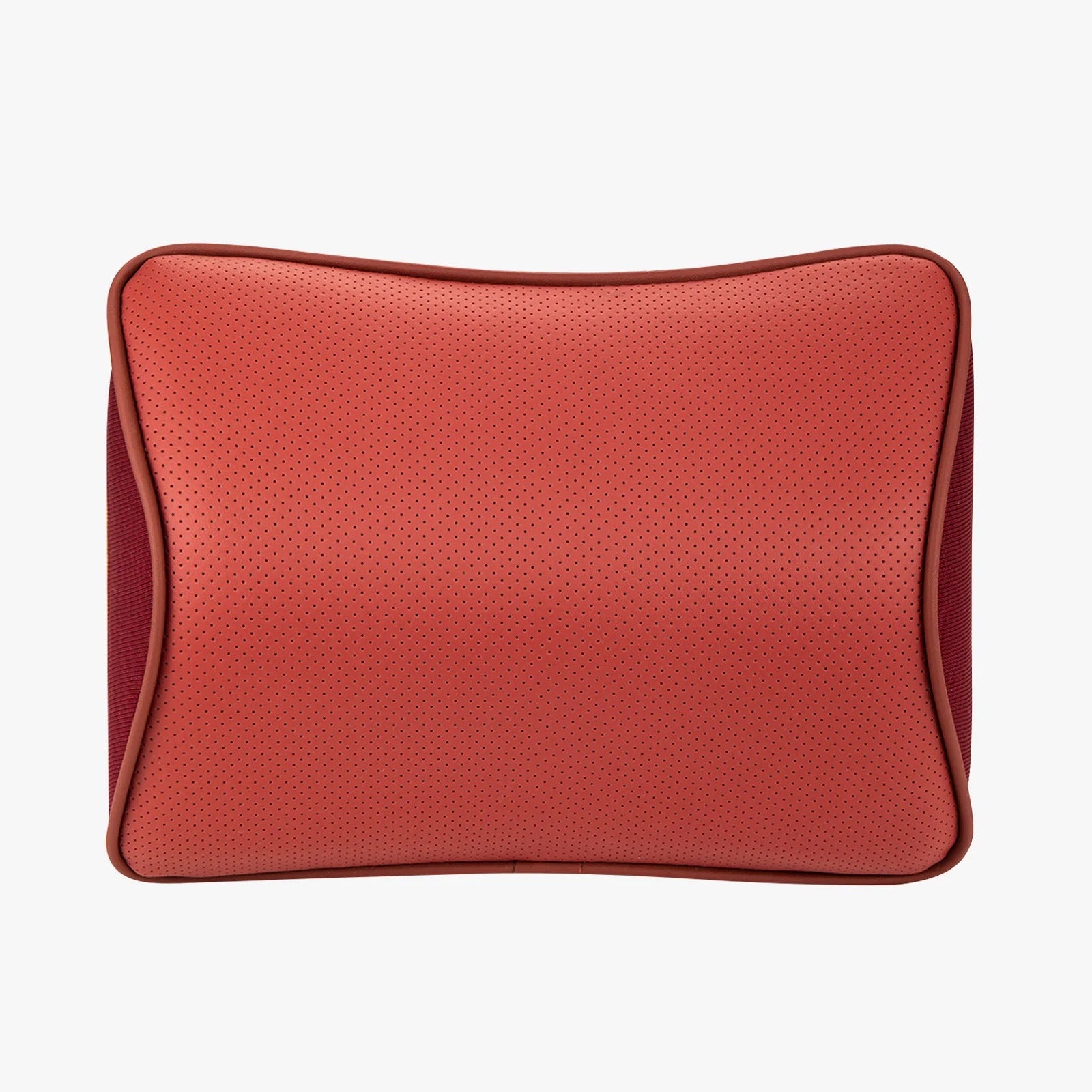 Memory Foam Car Neck Pillow – Adjustable Strap, Removable Cover, Universal Fit - Delicate Leather