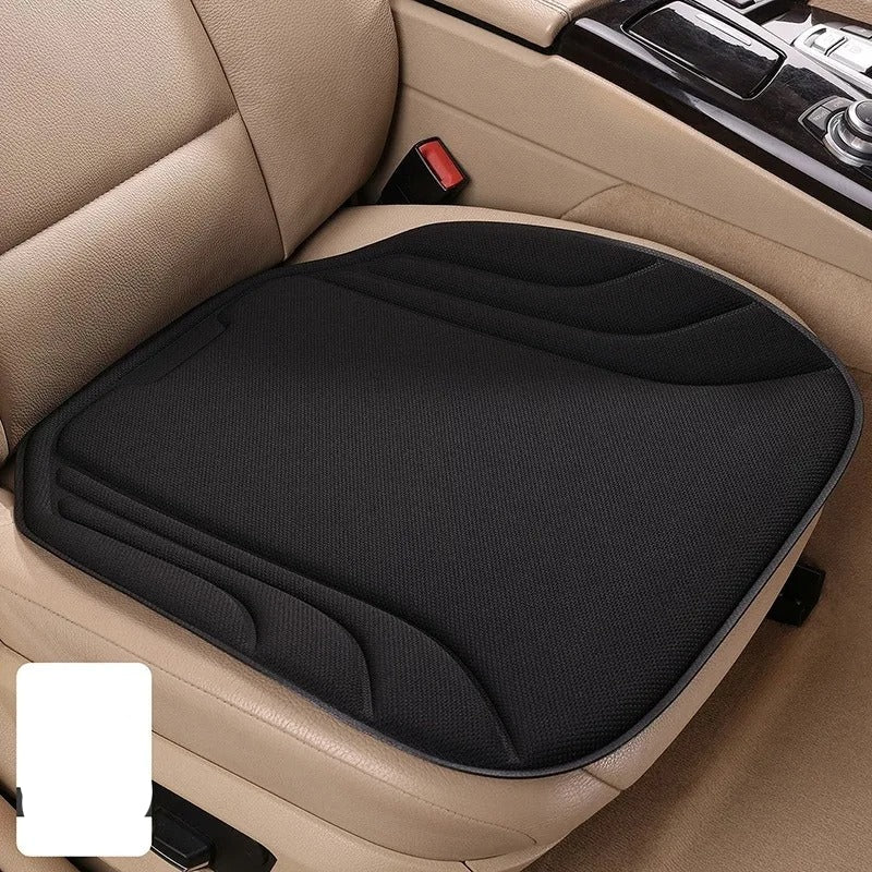 Breathable Car Seat Cushion – Universal Non-Slip Front Seat Cover for Summer - Delicate Leather