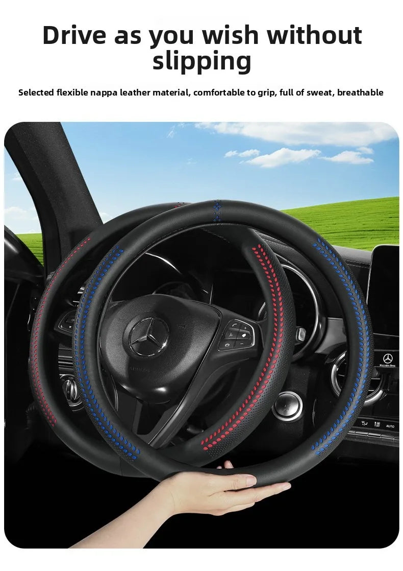 Adjustable Car Booster Seat Cushion – 3-Height Support Pad for Driving - Delicate Leather